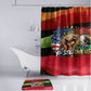 Happy 250th You Still Owe Us Black Pride Bathroom Set Pan African Flag Broken Chains - Statue Of Liberty