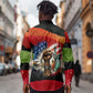 Happy 250th You Still Owe Us Black Pride Long Sleeve Button Shirt Pan African Flag Broken Chains - Statue Of Liberty