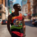 Happy 250th You Still Owe Us Black Pride Men Tank Top Pan African Flag Broken Chains - Statue Of Liberty