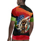 Happy 250th You Still Owe Us Black Pride Rugby Jersey Pan African Flag Broken Chains - Statue Of Liberty