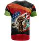 Happy 250th You Still Owe Us Black Pride T shirt Pan African Flag Broken Chains - Statue Of Liberty