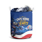 Cape Verde Won Our Hearts Soccer Laundry Basket Blue Sharks Football Mascot Patriotic National Team