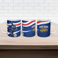 Cape Verde Won Our Hearts Soccer Ceramic Mug Blue Sharks Football Mascot Patriotic National Team