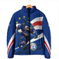 Cape Verde Won Our Hearts Soccer Padded Jacket Blue Sharks Football Mascot Patriotic National Team