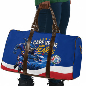 Cape Verde Won Our Hearts Soccer Travel Bag Blue Sharks Football Mascot Patriotic National Team