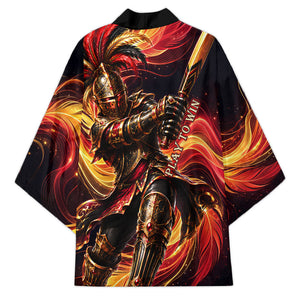Trinbago Knight Riders Cricket Kimono Trinidad and Tobago Fiery Knight Warrior Bat Flame