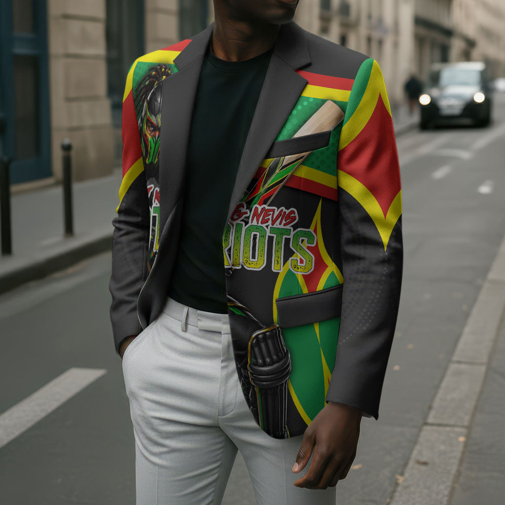 Personalized St Kitts And Nevis Patriots Blazer Caribbean Cricket Player Graphic Art