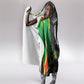 Personalized St Kitts And Nevis Patriots Hooded Blanket Caribbean Cricket Player Graphic Art
