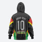 Personalized St Kitts And Nevis Patriots Zip Hoodie Caribbean Cricket Player Graphic Art