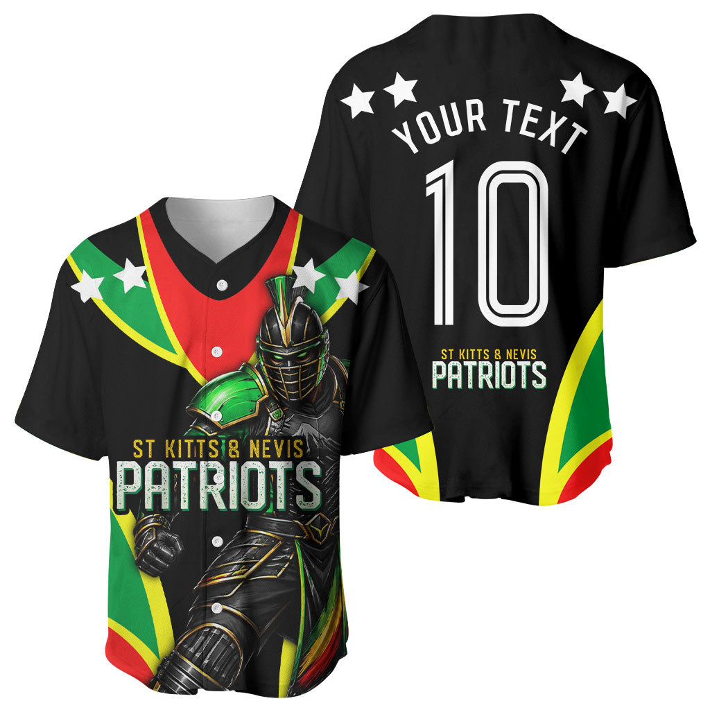 Personalized St Kitts And Nevis Patriots Cricket Baseball Jersey Dynamic Player Celebration Team Pride