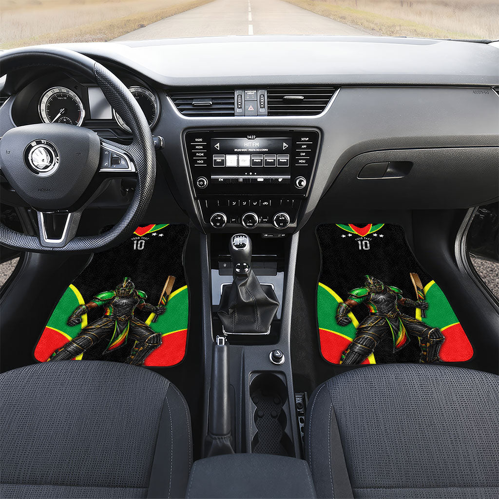 Personalized St Kitts And Nevis Patriots Cricket Car Mats Dynamic Player Celebration Team Pride