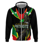 Personalized St Kitts And Nevis Patriots Cricket Zip Hoodie Dynamic Player Celebration Team Pride