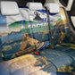 Lesotho Independence Day Back Car Seat Cover Basotho Hat Flag And Cultural Heritage
