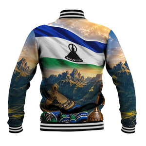 Lesotho Independence Day Baseball Jacket Basotho Hat Flag And Cultural Heritage