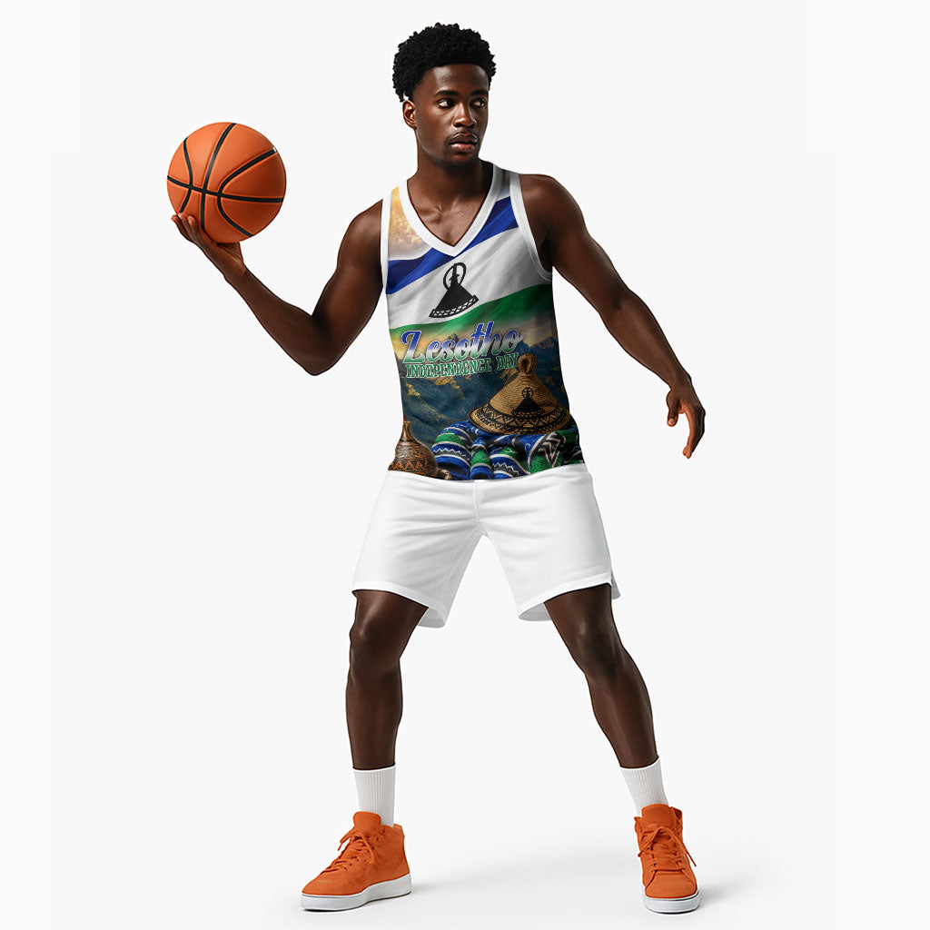 Lesotho Independence Day Basketball Jersey Basotho Hat Flag And Cultural Heritage
