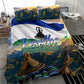Lesotho Independence Day Bedding Set Basotho Hat Flag And Cultural Heritage