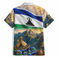 Lesotho Independence Day Hawaiian Shirt Basotho Hat Flag And Cultural Heritage