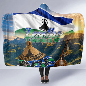 Lesotho Independence Day Hooded Blanket Basotho Hat Flag And Cultural Heritage