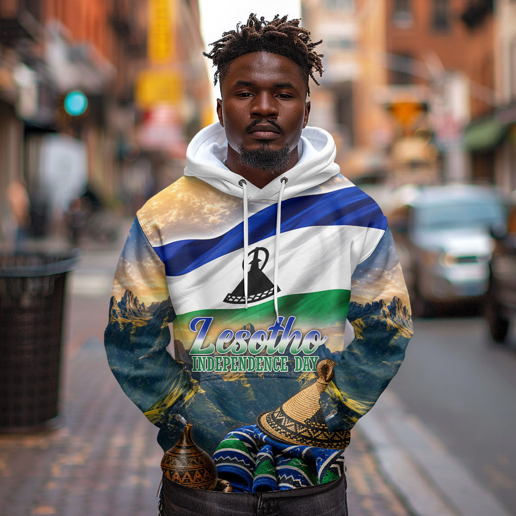 Lesotho Independence Day Hoodie Basotho Hat Flag And Cultural Heritage