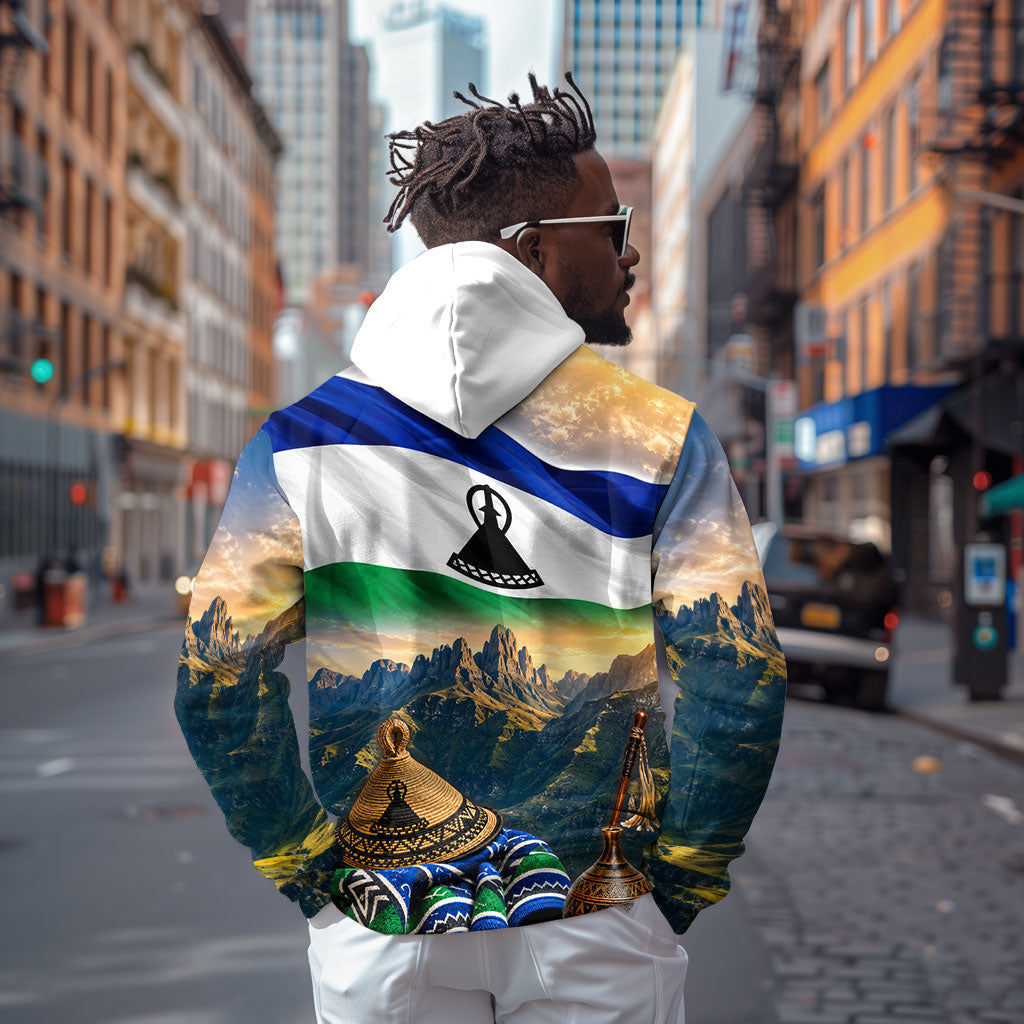 Lesotho Independence Day Hoodie Basotho Hat Flag And Cultural Heritage