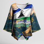 Lesotho Independence Day Kimono Sleeve Blouse Basotho Hat Flag And Cultural Heritage