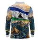 Lesotho Independence Day Long Sleeve Polo Shirt Basotho Hat Flag And Cultural Heritage