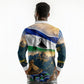 Lesotho Independence Day Long Sleeve Polo Shirt Basotho Hat Flag And Cultural Heritage