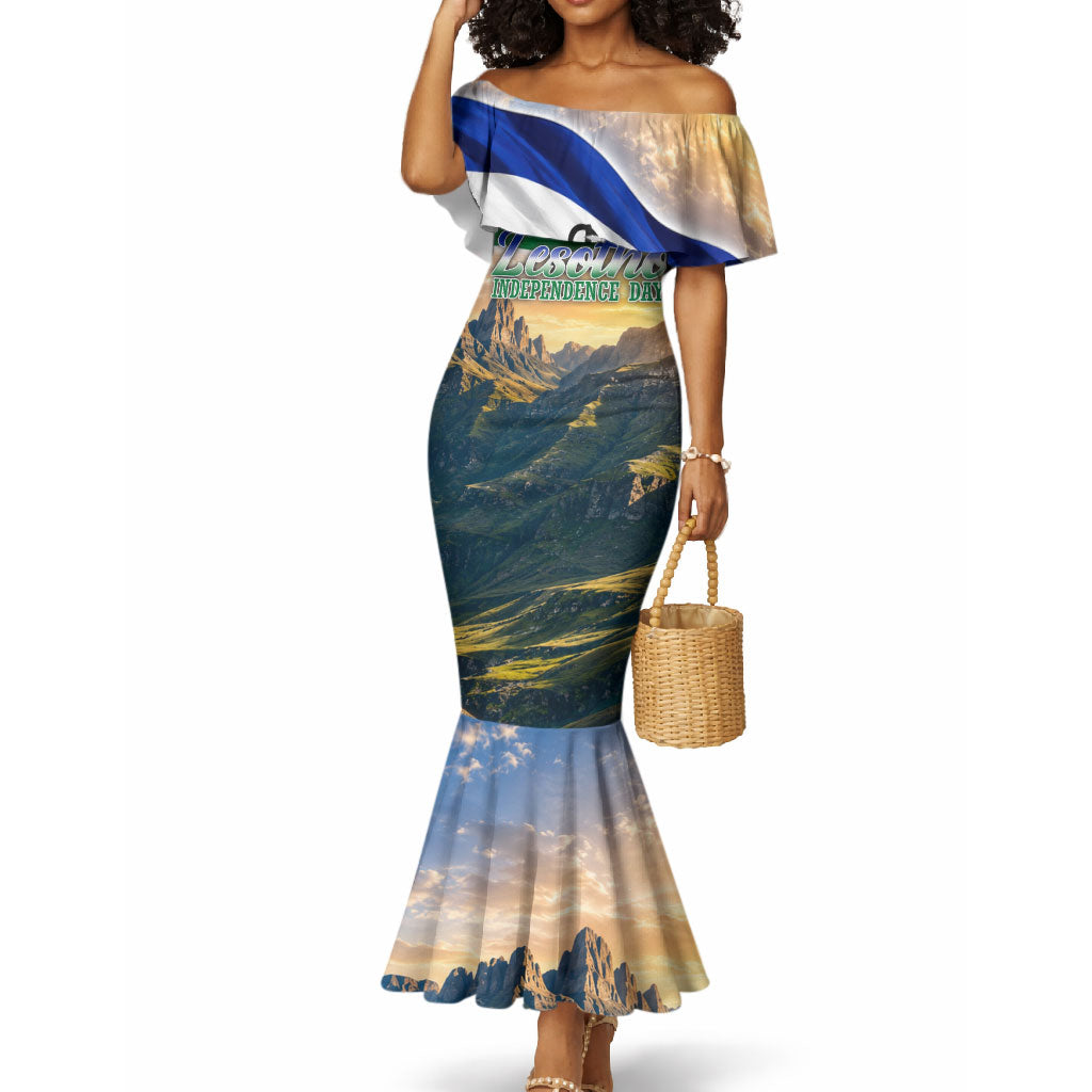 Lesotho Independence Day Mermaid Dress Basotho Hat Flag And Cultural Heritage
