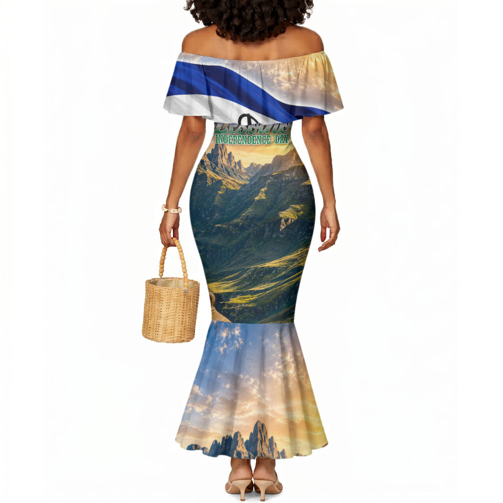 Lesotho Independence Day Mermaid Dress Basotho Hat Flag And Cultural Heritage