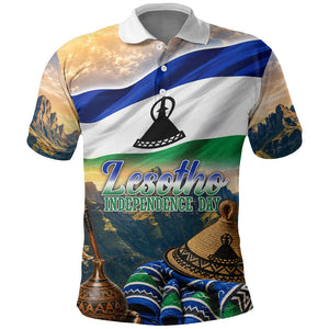 Lesotho Independence Day Polo Shirt Basotho Hat Flag And Cultural Heritage