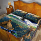 Lesotho Independence Day Quilt Bed Set Basotho Hat Flag And Cultural Heritage