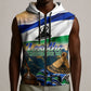 Lesotho Independence Day Sleeveless Zip Hoodie Basotho Hat Flag And Cultural Heritage