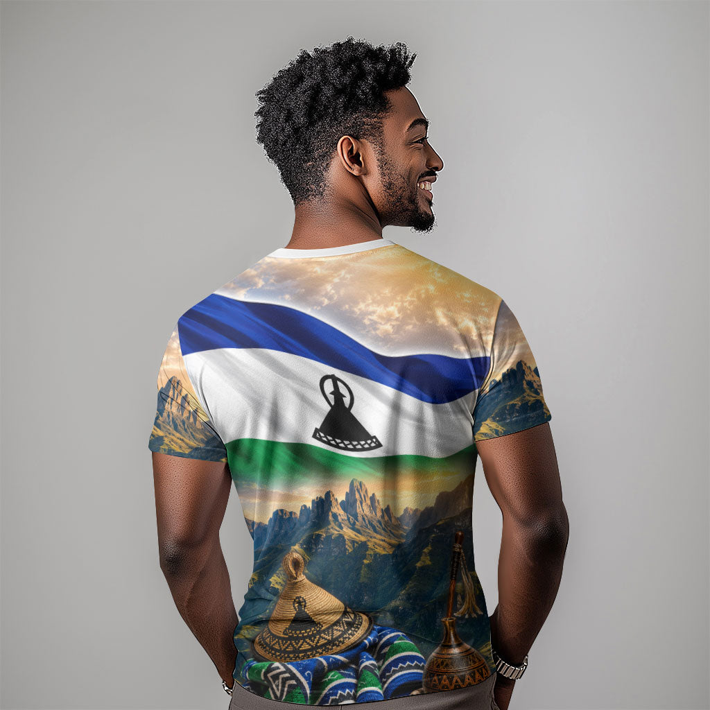 Lesotho Independence Day T shirt Basotho Hat Flag And Cultural Heritage