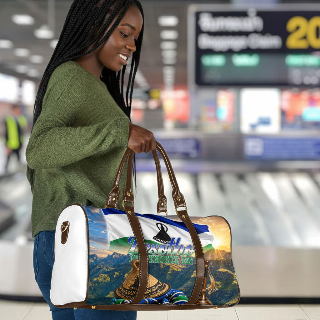 Lesotho Independence Day Travel Bag Basotho Hat Flag And Cultural Heritage