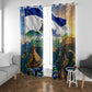 Lesotho Independence Day Window Curtain Basotho Hat Flag And Cultural Heritage