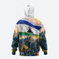 Lesotho Independence Day Zip Hoodie Basotho Hat Flag And Cultural Heritage