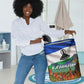 Lesotho Independence Day Laundry Basket National Flag Scenic Mountain Landscape And Floral