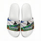 Lesotho Independence Day Slide Sandals National Flag Scenic Mountain Landscape And Floral