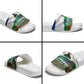 Lesotho Independence Day Slide Sandals National Flag Scenic Mountain Landscape And Floral