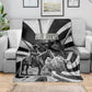 Bass Reeves Deputy Marshal Blanket Black White Vintage Lawman Horse Badge Sunburst