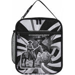 Bass Reeves Deputy Marshal Lunch Bag Black White Vintage Lawman Horse Badge Sunburst