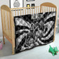 Bass Reeves Deputy Marshal Quilt Black White Vintage Lawman Horse Badge Sunburst