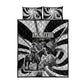 Bass Reeves Deputy Marshal Quilt Bed Set Black White Vintage Lawman Horse Badge Sunburst