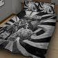Bass Reeves Deputy Marshal Quilt Bed Set Black White Vintage Lawman Horse Badge Sunburst