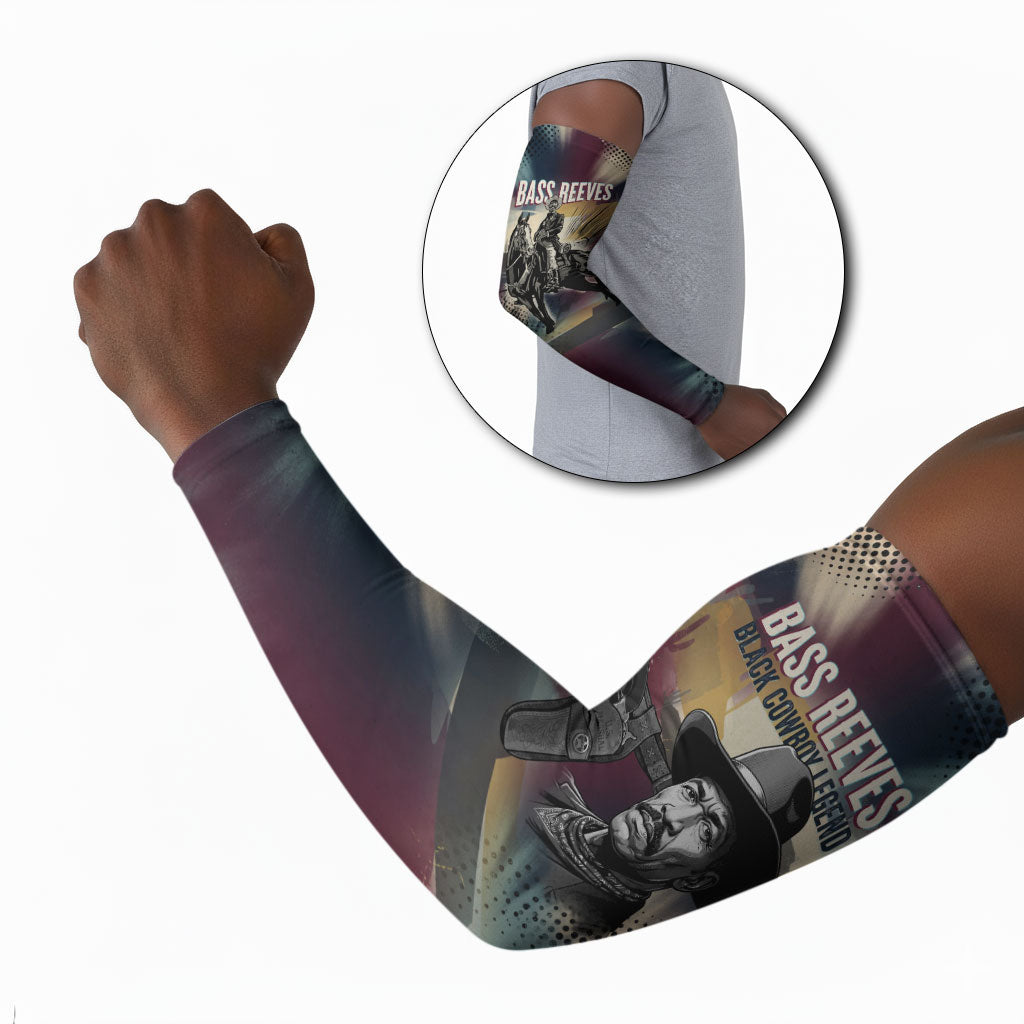 Bass Reeves Black Cowboy Legend Arm Sleeves Vintage Pop Art US Marshal Horse Desert