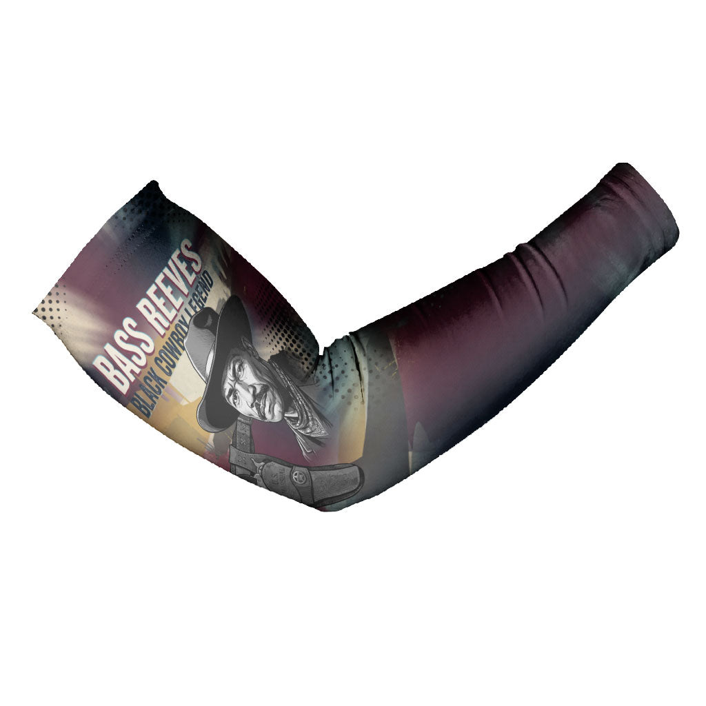 Bass Reeves Black Cowboy Legend Arm Sleeves Vintage Pop Art US Marshal Horse Desert