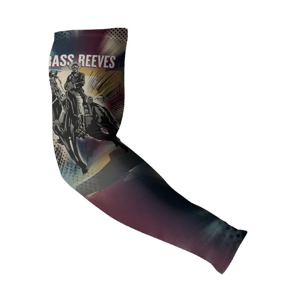 Bass Reeves Black Cowboy Legend Arm Sleeves Vintage Pop Art US Marshal Horse Desert