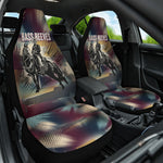 Bass Reeves Black Cowboy Legend Car Seat Cover Vintage Pop Art US Marshal Horse Desert