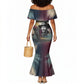 Bass Reeves Black Cowboy Legend Mermaid Dress Vintage Pop Art US Marshal Horse Desert