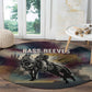 Bass Reeves Black Cowboy Legend Round Carpet Vintage Pop Art US Marshal Horse Desert